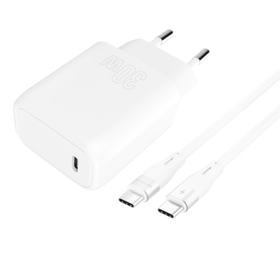 Silicone Power 30W (Type-C) + Cable Type-C to Type-C